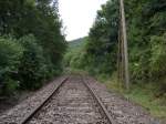Das Unstrutbahngleis wurde zwischen Wangen und Ro�leben mit neuen Schwellen versehen.