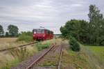 OBS 772 141-8 + 772 140-0 als Sonderzug von Nebra nach Artern vor Reinsdorf.