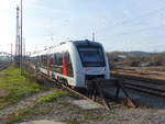 abellio 1648 414 am 27.12.2018 in der Abstellung in Naumburg Hbf.