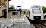 abellio 1648 444 als RB 80582 aus Naumburg Ost,am 07.09.2019 in Nebra.
