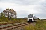 abellio 1648 432 als RB 80556 von Naumburg Ost nach Wangen, am 21.10.2020 in Laucha.