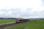 abellio 1648 916 als RB 80552 von Naumburg Ost nach Wangen, am 08.04.2021 bei Kleinjena.