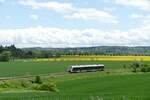 abellio 1648 440 als RB 80557 von Wangen nach Naumburg Ost, am 25.05.2021 vor Kleinjena.