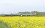abellio 1648 xxx + 1648 xxx als RB 80551 von Wangen nach Naumburg Ost, am 01.05.2022 bei Roßbach.