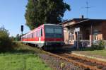 DB 928 600-6 als RB nach Naumburg Hbf, am 09.09.2006 in Kleinjena.