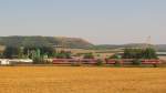 DB 642 730 + 642 702 als RB 34880 von Naumburg Ost nach Nebra, am 07.09.2013 in H�he der ehemaligen Zuckerfabrik in Laucha.