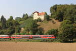 DB 642 170 + 642 xxx als RB 34872 von Naumburg Ost nach Nebra, am 10.09.2016 bei Roßbach.