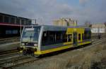 KEG VT 3.02 stand am 16.12.1998 als einer der ersten Triebwagen bei der KEG, auf dem Gel�nde der KEG in Karsdorf.