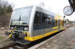 DB Burgenlandbahn 672 911-5  Stadt Ro�leben  am 16.03.2008 in Nebra