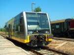 Burgenlandbahn 672 915-6  Stadt M�cheln  im Bf Karsdorf; 07.06.2008