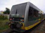 Burgenlandbahn 672 911 + 672 xxx als RB 34949 nach Nebra, am 13.09.2014 in Roßleben.