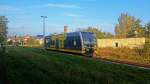 Am 27.10.2014 verkehrte die RB 34869 nach Naumburg Ost als Schülerzug ab Roßleben.