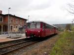 KSR 172 171-1 + 172 132-3 nach der Ankunft im Bf Nebra.