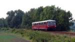 Am 31.08.2013 waren die Ferkeltaxen 772 140 + 772 141 der Oberwei�bacher Berg- und Schwarzatalbahn im Rahmen einer privaten Sonderfahrt auf der Unstrutbahn unterwegs.