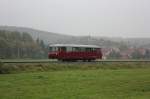 Am 30.10.2014 war EBS 772 345-5 als Tfzf von Karsdorf nach Gotha unterwegs.