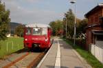 EBS 772 345-5 als DPE 81091 von Naumburg Hbf nach Laucha, am 05.10.2014 in Balgstädt.