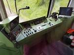 Der F�hrerstand des EBS 772 345 am 21.05.2017. (Foto: K. Thomas)