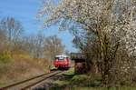 EBS 772 345-4 als DLr 61841 von Karsdorf nach Großheringen, am 30.03.2019 am ehem.