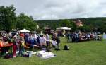 Viel los zum Kinder- und Jugendtag der Burgenlandbahn GmbH, am 21.07.2012 auf dem Sportplatz in Wangen.