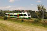 EB VT 201 als RB 34878 von Naumburg Ost nach Wangen, am 26.07.2013 bei Zingst.