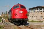 EBS 1131 am Stellwerk B3 in Karsdorf.