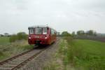 EBS 772 345-5 als DbZ 32700 von Erfurt Hbf nach Ro�leben, am 01.05.2013 bei Reinsdorf (b Artern).