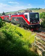 EBS 110 001-5 �berf�hrte am 25.05.2022 eine EBS 156er und 143 124-6 und 143 056-0 von Naumburg (S) Hbf nach Karsdorf.