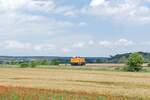 EBS 106 250-4 als Tfzf von Karsdorf zu den Eisenbahnfreunden Großheringen, am 07.06.2024 bei Kleinjena.
