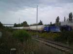 Am 11.09.2012 �bernahm InfraLeuna 209 in Karsdorf Bbf abgestellte Kesselwagen, die von der EBS 228 757-1 aus dem Zementwerk Karsdorf gezogen wurden und die dann in Richtung Naumburg abgefahren wurden. (Foto: Kevin Wrobel)