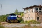 InfraLeuna 206 als Tfzf nach Gro�korbetha, am 22.05.2014 in Karsdorf Bbf.
