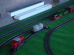 Die Modellbahnanlage der Spur 1 von G�nther war das Highlight bei unserem 6.