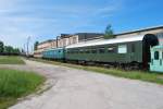 Ein Bghw Wagen mit der Nummer 75 80 28-11 025-5 D-BE, am 25.05.2014 abgestellt bei der EBS in Karsdorf.