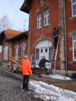 Arbeitseinsatz am 02.03.2013 in Naumburg Ost.