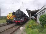 An dieser Stelle h�tten normal die beiden Dampflokomotiven (+ 52 8154) nebeneinander gestanden 