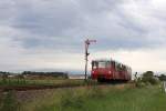 OBS 772 141-8 + 772 140-0 als DPE 99816 von Naumburg Hbf nach S�mmerda, am 07.09.2008 bei Donndorf.