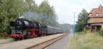TG 50 3708-0 mit dem  SALZLAND-EXPRESS  aus Sch�nebeck, nach der Ankunft in Freyburg am 14.09.2008.