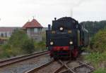 TG 50 3708-0 Halberstadt e.V. mit dem DLr 37193 von Karsdorf nach Freyburg, in H�he des Stellwerks Lo in Laucha; 12.09.2009 (Foto: Dieter Thomas)