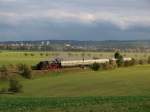IGE Werrabahn 41 1144-9 mit dem Lr 74605 von Naumburg Hbf nach Freyburg, am 04.10.2009 bei Kleinjena.