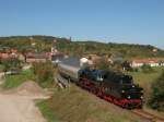 IGE Werrabahn 41 1144-9 mit dem Lr 74312 von Freyburg nach Naumburg Hbf, bei Ro�bach.