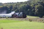 IGE Werrabahn 41 1144-9 mit dem RE 16196  Rotk�ppchen-Express I  von Altenburg nach Karsdorf, am 29.09.2013 bei Kleinjena.