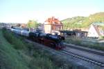 Nachdem am Hp Freyburg die Fahrg�ste wieder zugestiegen waren, ging es f�r die IGE Werrabahn 41 1144-9 mit dem RE 16195  Rotk�ppchen-Express I  zur�ck nach Altenburg.