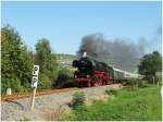 IGE Werrabahn-Eisenach 41 1144-9 mit dem Lr 16277 von Freyburg nach Karsdorf, am 04.10.2014 in Balgstädt.