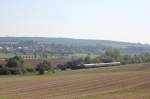 EMBB 52 8154-8 mit dem DPE 79427 von Leipzig-Plagwitz nach Freyburg, am 12.09.2015 zwischen Kleinjena und Nißmitz.