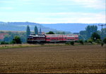 Am 20.08.2016 hat EBS 132 334-4 mit dem DPE 24871 (Naumburg Hbf - Karsdorf) den Hp Kirchscheidungen gleich erreicht.