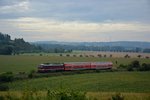 EBS 132 334-4 mit dem DPE 24871 von Naumburg Hbf nach Karsdorf, am 20.08.2016 bei Kleinjena.