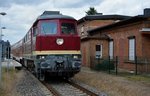 EBS 132 334-4 mit dem DPE 74383 von Karsdorf nach Naumburg Hbf, am 20.08.2016 in Kirchscheidungen.