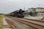 SEM 50 3648-8 + LEG 132 004-3 (am Zugschluss) mit dem DPE 52328 aus Chemnitz Hbf, am 09.09.2017 in Naumburg Hbf.