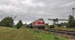 CLR 229 181-3 mit dem DLr 24886 nach Naumburg Hbf, am 09.09.2017 bei der Ausfahrt in Laucha. (Foto: Matthias Oerlecke)