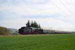 IGE Werrabahn-Eisenach 41 1144-9 mit dem Lr 16991 von Freyburg nach Karsdorf, am 15.04.2018 bei Kirchscheidungen.