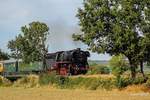 EFSFT 44 1486-8 mit dem DPE 24588 von Freyburg nach Biederitz, am 08.09.2019 bei Roßbach.